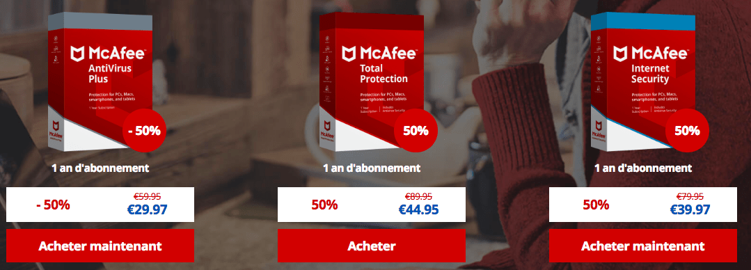 prix macafee